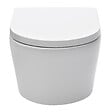 GROHE - Pack WC Rapid SL autoportant + cuvette sans bride SAT, fixations cachées + plaque Skate Air blanche (ProjectSATrimless-3) - vignette