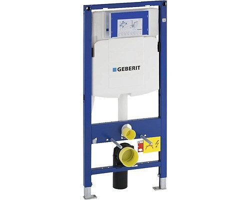 GEBERIT - Pack WC Bâti-support UP320 + Cuvette Architectura + Abattant softclose + Plaque blanche (GebArchitectura2-H) - large