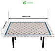 VOUNOT - Nappe de table rectangulaire en PVC Tissu non-tissé style ceramique - vignette