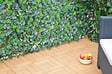NATURE - Treillis osier feuilles bicolore - 1x2m - vignette