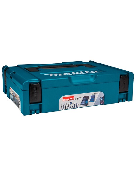 MAKITA - Assortiment Vissage-Perçage MAKITA B-49884 en Coffret Mak-Pac contenant 116 pièces - large