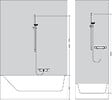 HANSGROHE - Pack Ecostat 1001 CL Mitigeur Thermostatique bain/douche + Set de douche Crometta Vario (13201000-CROMETTA) - vignette