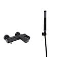 SWISS AQUA TECHNOLOGIES - Swiss Aqua Technologies by Paffoni B-Way Set mitigeur bain/douche mécanique Douchette 1 jet Flexible 1,5m Noir mat SATBSBW222-SET2 - vignette