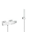 GROHE - Set bain/douche mitigeur thermostatique Grohtherm Cube + Douchette Euphoria 1 jet avec support mural (34497000-CUBESTICK) - vignette