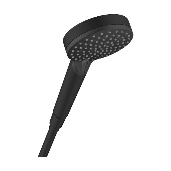 HANSGROHE - Vernis Shape Set de douche tout en 1 avec Douche de tête 230 + Douchette à main 2 jets, Noir mat - large