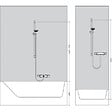 HANSGROHE - Set de douche Mitigeur Logis + Douchette 2 jets + Barre 65 cm + Flexible, Chrome (71600000-CROMETTA) - vignette