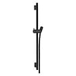 HANSGROHE - Set de douche Mitigeur Ecostat Comfort + Barre Unica 65 cm + Douchette 3 jets Raindance 120 Select E, Noir mat - vignette