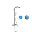 HANSGROHE - Hansgrohe Pack Colonne de douche SHOWERPIPE CROMETTA S240 chromé + IPS WashBall (27267000*) - vignette