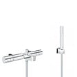 GROHE - Set bain/douche Mitigeur thermostatique Grohtherm 800 + Stick de douche mural 1 jet, Chrome (34770000-CUBESTICK) - vignette