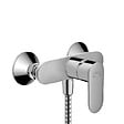 HANSGROHE - Vernis Blend Set de douche mitigeur + Douchette à main 2 jets + Barre 65cm, Chrome (71640000-Vernis) - vignette