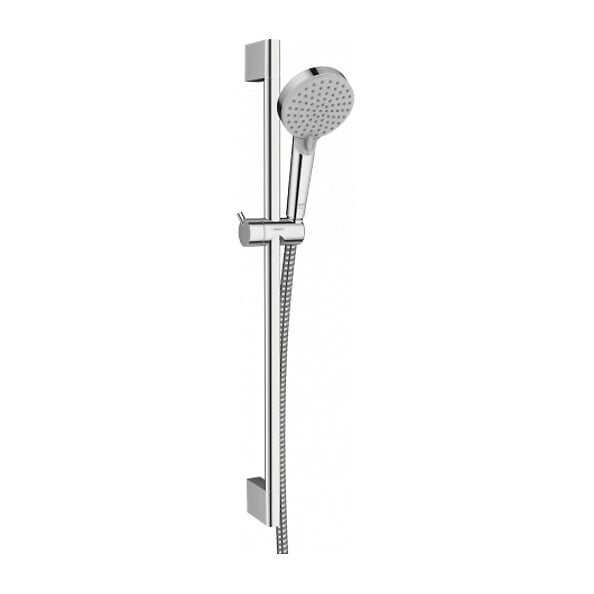 HANSGROHE - Vernis Blend Set de douche mitigeur + Douchette à main 2 jets + Barre 65cm, Chrome (71640000-Vernis) - large