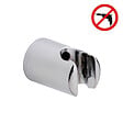 TESA - Tesa  Spaa Support pour douchette à main, plastique finition chromée, pose facile sans perçage (40343-00000-00) - vignette