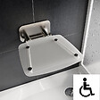 RAVAK - Ovo-B II-Clear siège de douche rabattable PMR pour cabine de douche (B8F0000051) - vignette