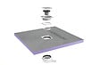 JACKON - Receveur de douche à carreler Aqua Centré 900x900x40mm siphon horizontal offert (4512087 + 4512007) - vignette