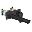 HANSGROHE - Hansgrohe Talis E Set Mitigeur monocommande lavabo encastré mural Noir mat, Bonde à écoulement libre, Corps encastré 71734670-SET - vignette