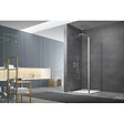 SWISS AQUA TECHNOLOGIES - Swiss Aqua Technologies Tex Paroi latérale en verre transparent EasyClean + Profilé chrome, 90x195cm (SIKOSTENATEXD90) - vignette