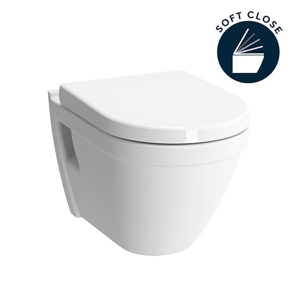VITRA - S50 Cuvette avec bride + Abattant avec frein de chute Duroplast - large