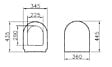 VITRA - S50 Cuvette avec bride + Abattant avec frein de chute Duroplast - vignette