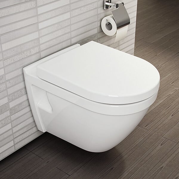 VITRA - S50 Cuvette avec bride + Abattant avec frein de chute Duroplast - large