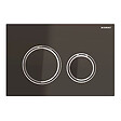 GEBERIT - Plaque de déclenchement sigma 21, Verre noir (115.884.SJ.1) - vignette
