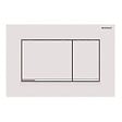 GEBERIT - Sigma30 Plaque de déclenchement double touche, Blanc mat/chrome (115.883.JT.1) - vignette