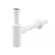 ALCA - Alca Siphon pour lavabo universel design 100% métal blanc (A400B) - vignette