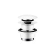 HANSGROHE - Bonde Push-open pour mitigeurs lavabo et bidet, finition Finishplus, Blanc Mat (50100700) - vignette