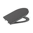 ROCA - Inspira Ensemble Cuvette suspendue compacte sans bride + Abattant soft close, Onyx (SetInspiraOnyx) - vignette