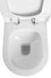LUCCO - Avva Cuvette suspendue sans bride avec abattant frein de chute, Blanc (Avvarimless) - vignette