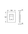 GROHE - Pack WC Bâti autoportant Rapid SL avec Plaque Skate Cosmopolitan chromée et Set d'isolation phonique (39145000-1) - vignette