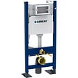 GEBERIT - Pack Autoportant Bâti-support Duofix 112cm + Plaque de commande blanche Delta20 + fixations murales (111.154.11.1-GebX) - vignette