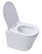 VILLEROY ET BOCH - Pack WC bâti-support + WC Infinitio rimless + Abattant softclose + Plaque blanche + Set d'habillage - vignette