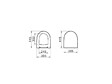 VITRA - SENTO Cuvette compacte 49,5 cm avec fixations invisibles + abattant ultra-fin softclose (SentoCompact) - vignette
