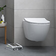 VITRA - SENTO Cuvette compacte 49,5 cm avec fixations invisibles + abattant ultra-fin softclose (SentoCompact) - vignette