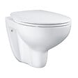 GROHE - Bau Ceramic WC suspendu sans bride, blanc alpin (39351000/BP) - vignette