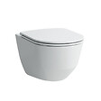 LAUFEN - Pack WC suspendu sans bride, fixations cachées, abattant slim frein de chute (H8669570000001) - vignette