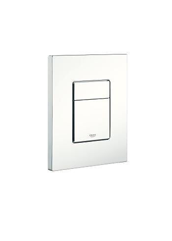 GROHE - Pack WC Bâti autoportant Rapid SL avec Plaque Skate Cosmopolitan blanche et Set d'isolation phonique (39145000-4) - large