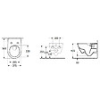 VILLEROY ET BOCH - Subway 2.0 Set Cuvette sans bride DirectFlush et SupraFix 3.0 + Abattant softclose Duroplast avec QuickRelease - vignette