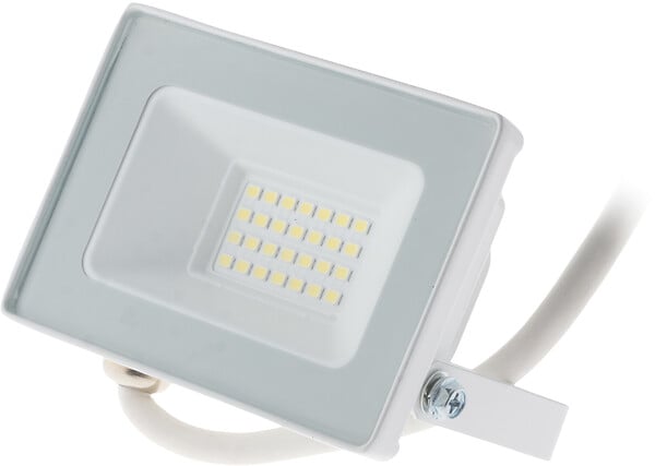 ZENITECH - Projecteur LED chantier étanche - Blanc - 20W 2000lm - large