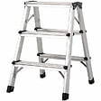 GT MARKET - Escabeau pliable 3 marches en aluminium - vignette