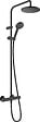 HANSGROHE - Colonne douche thermostatique - Vernis Blend 200 Eco - Noir - vignette