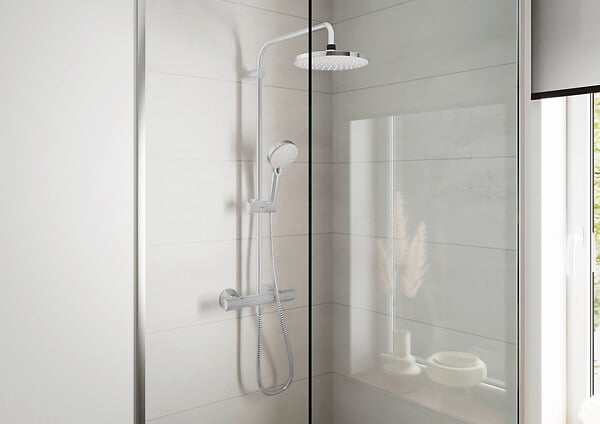 HANSGROHE - Colonne douche thermostatique - Vernis Blend 200 Eco - Noir - large
