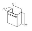 LEMAN - Bedane Carre + Meche / D.16 L.U. 95 Queue D.15.9mm Leman - vignette
