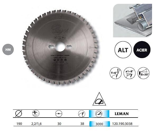 LEMAN - Fer Reversible Acier Black Oxide 310x12x2,7  Centrofix/Centrostar Leman - large