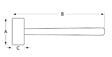 LEMAN - Lot de 2 Serre-joint à pompe saillie large 40x10 400mm Leman - vignette