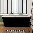 DISTRIBAIN - Baignoire îlot D-Sicilia Black - 1700 x 780 x 600 mm - vignette