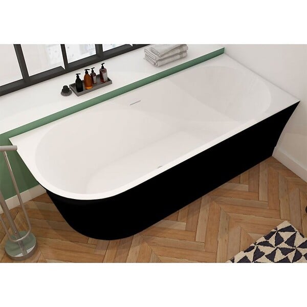 DISTRIBAIN - Baignoire îlot D-Sicilia Black - 1700 x 780 x 600 mm - large