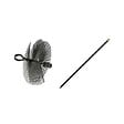 LEMAN - Kit de ramonage 7 ml cannes et hérisson rond acier Diam250mm Leman - vignette