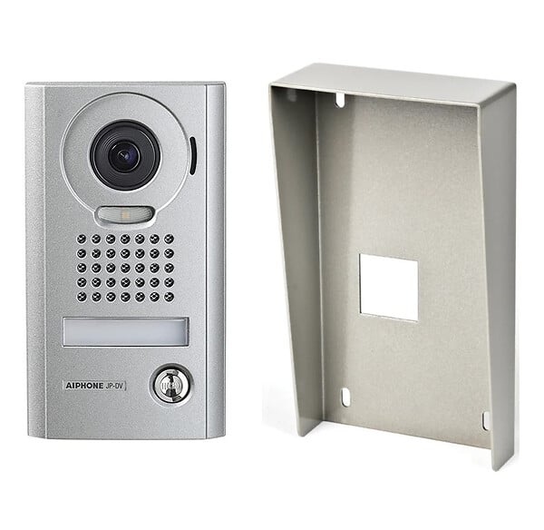 AIPHONE - Visière anti-pluie VMK pour platine saillie JO et JFDV - Acier peint - large
