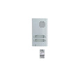 AIPHONE - Kit portier audio 2 fils intégral avec 4 combinés façade alu - Argent - vignette